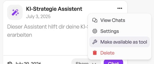 Assistenten Als Werkzeug Product News