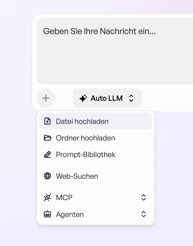 Upload Via Plus Dokumenten Upload Handbuch
