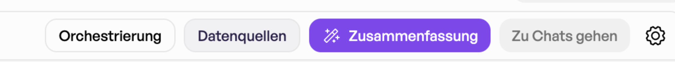 Orchestrierung Übersich Datenquellen