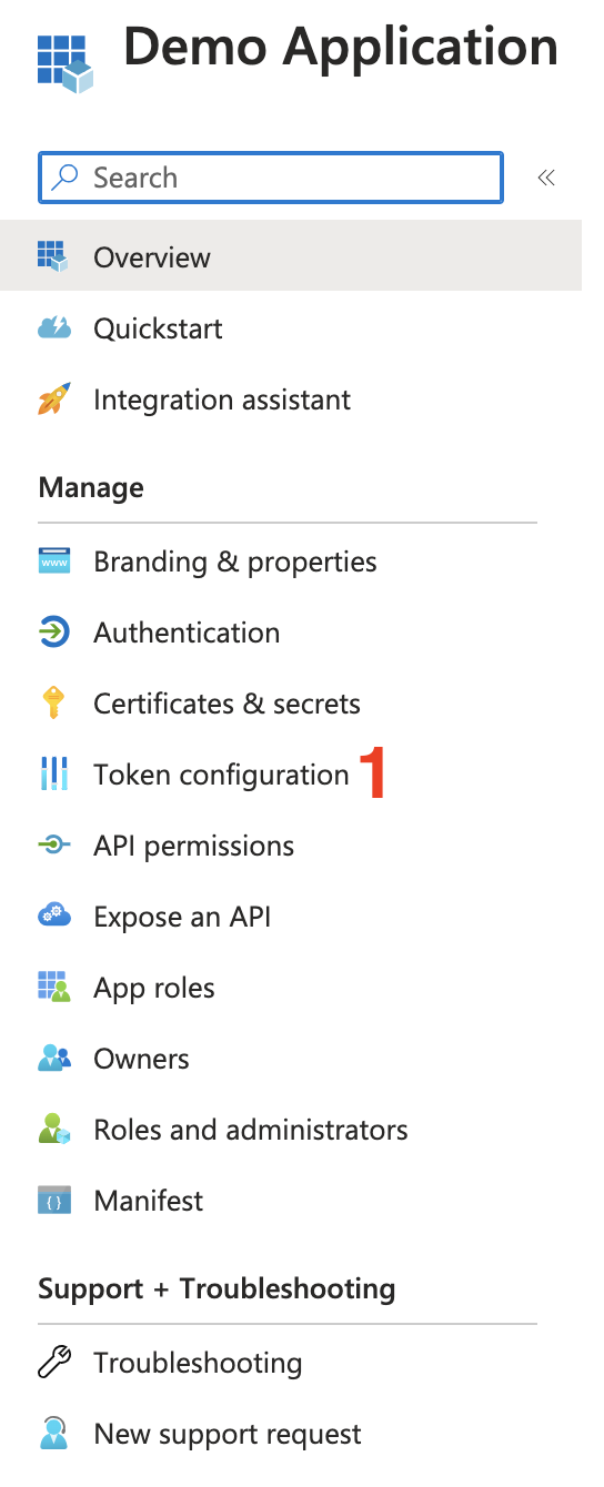 View app token configuration