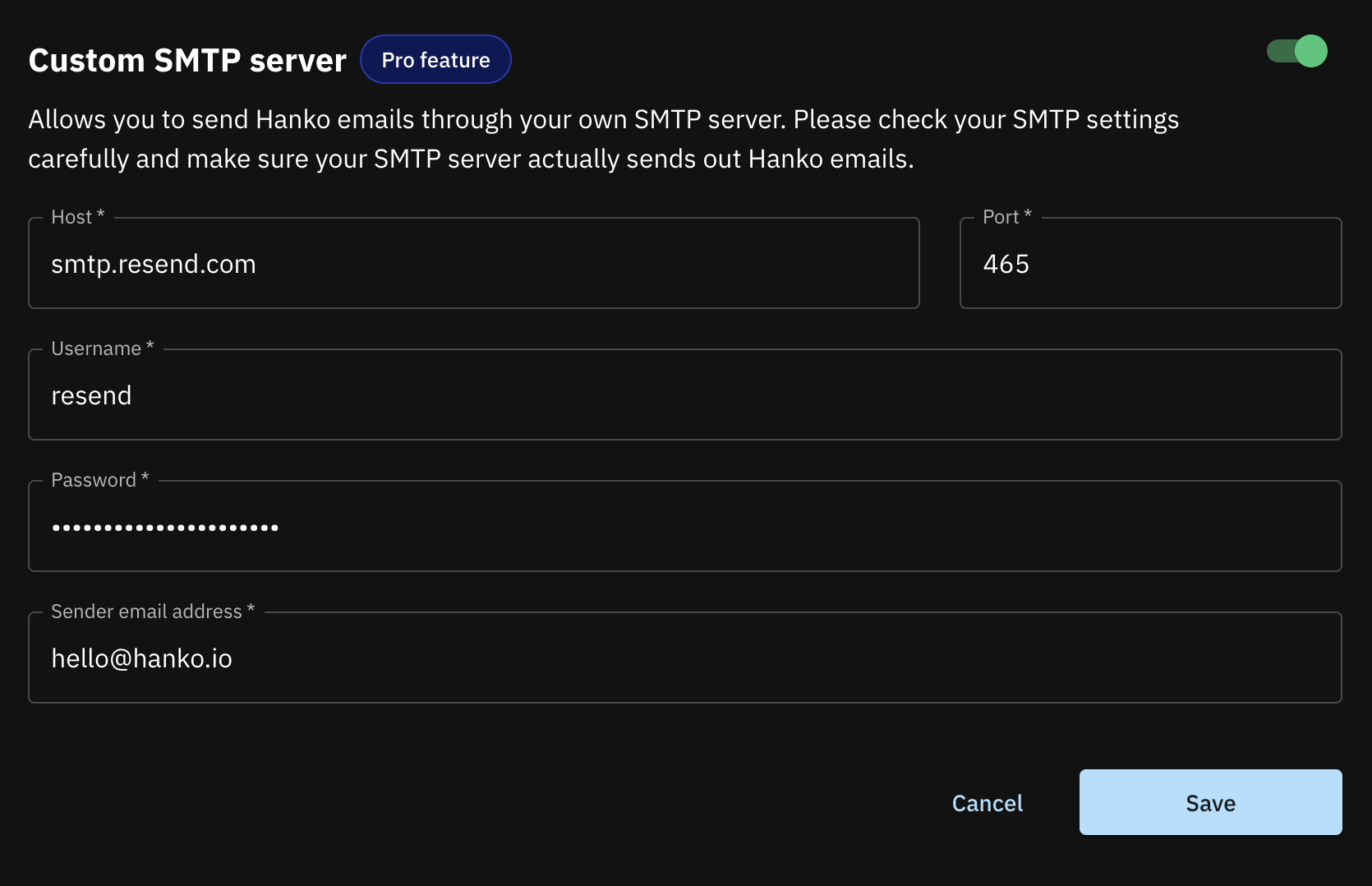 Custom SMTP Server