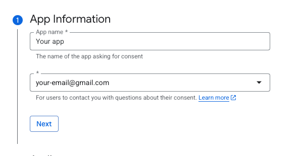 Google App Information