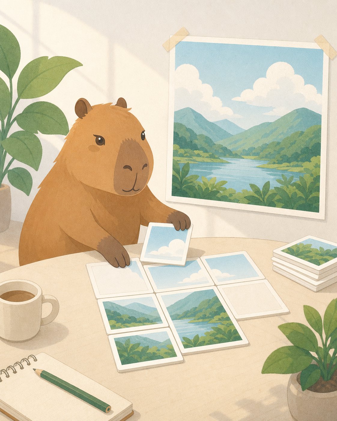 Happycapy-style generated illustration for an image generation docs page