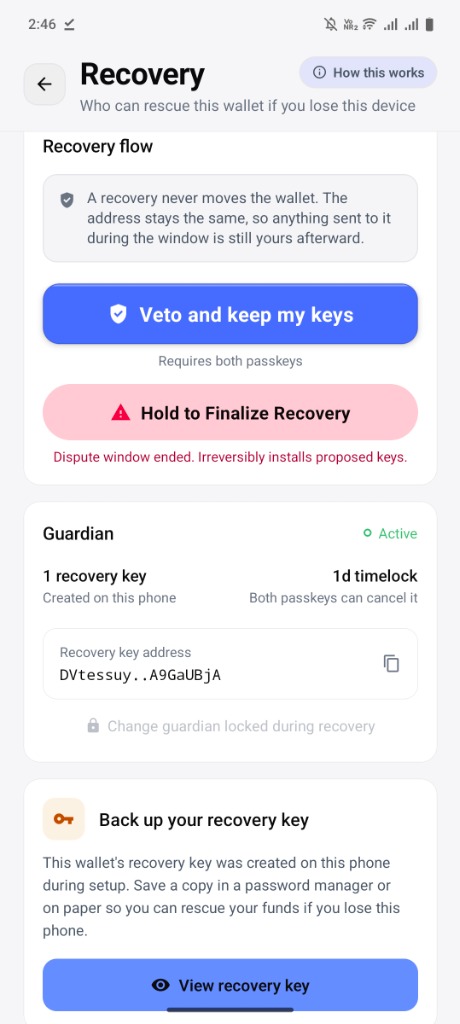 Owner Veto and Keep My Keys