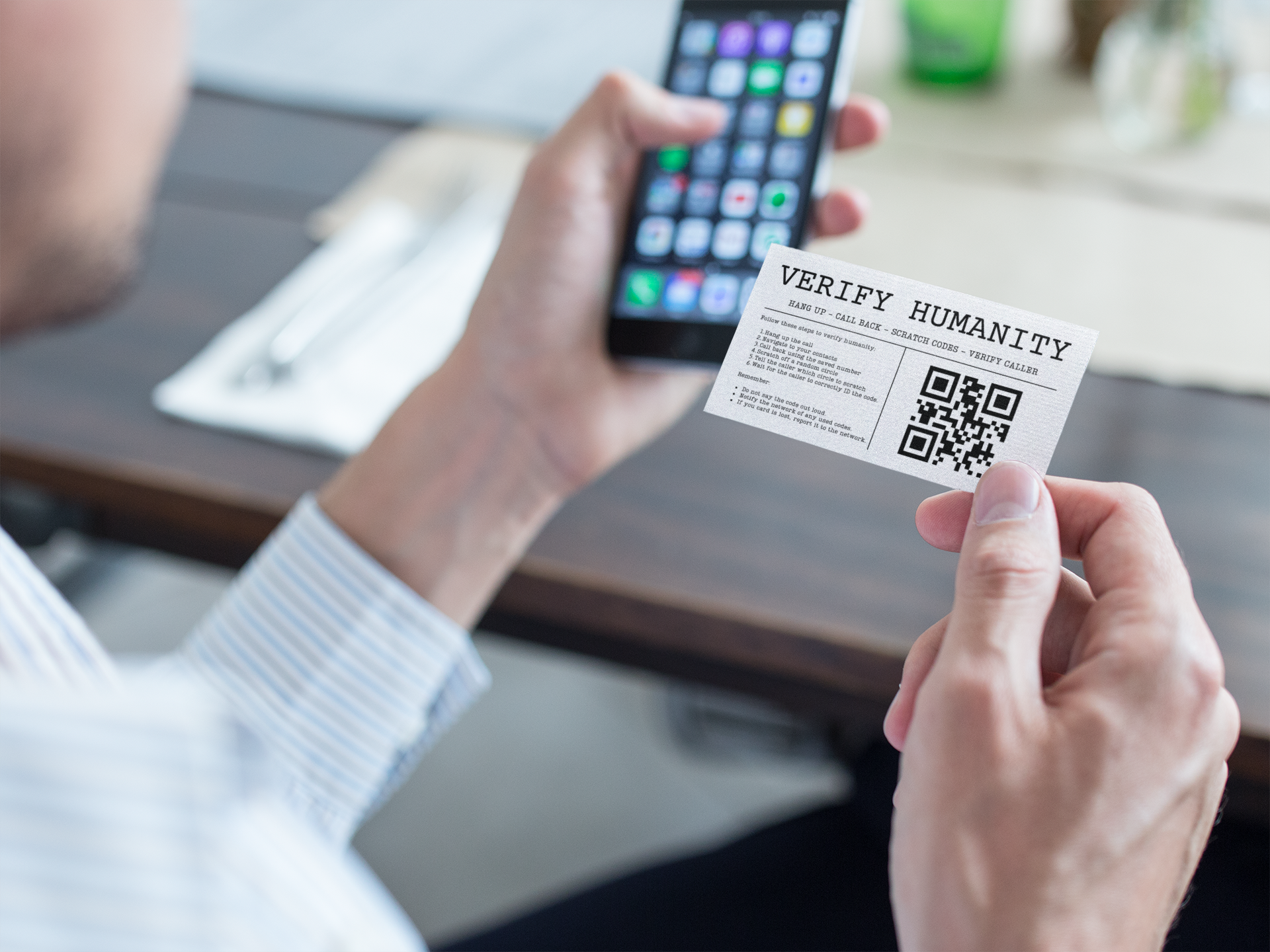 Mockup Of A Business Man Using A Business Card To Contact A Person With His Phone A15032 Pn Mockup Of A Business Man Using A Business Card To Contact A Person With His Phone A15032 Pn