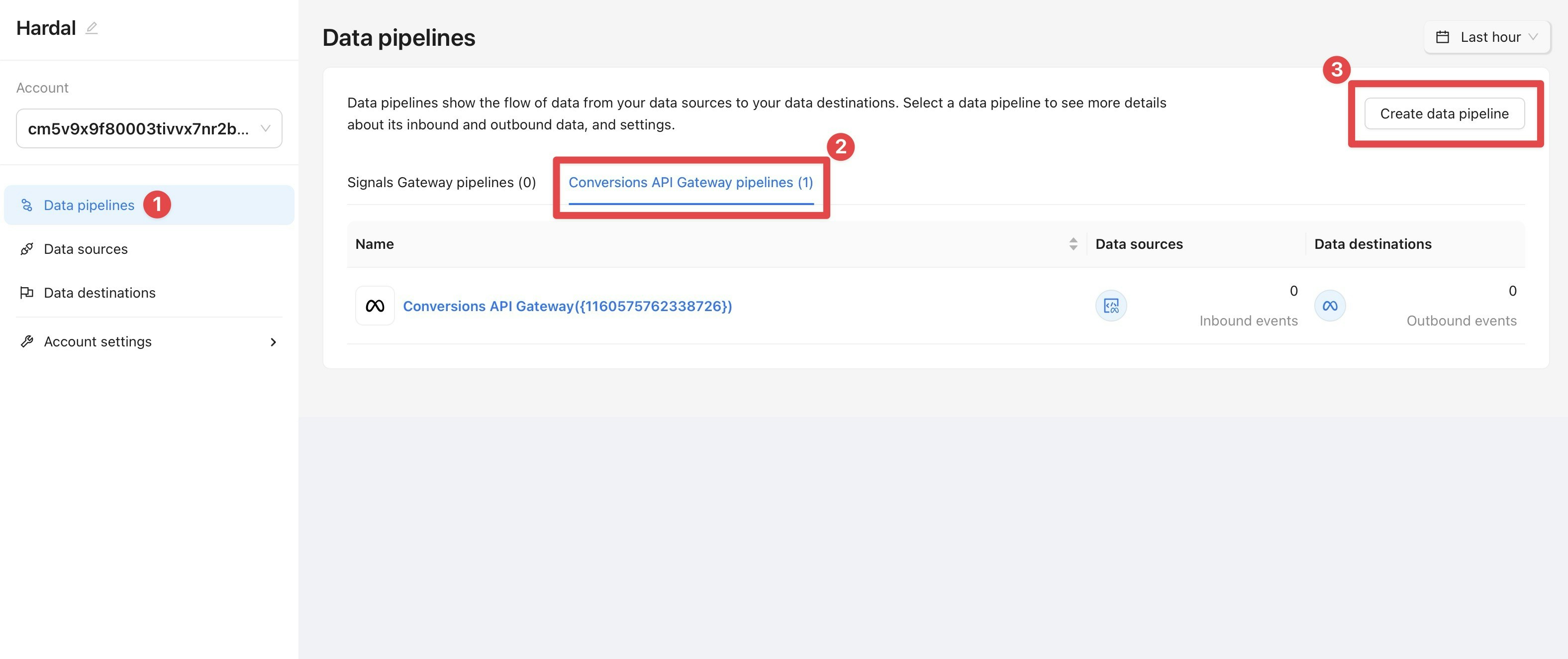 Create Data Pipeline