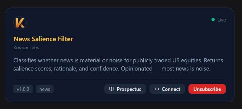Agent Marketplace — Connect button