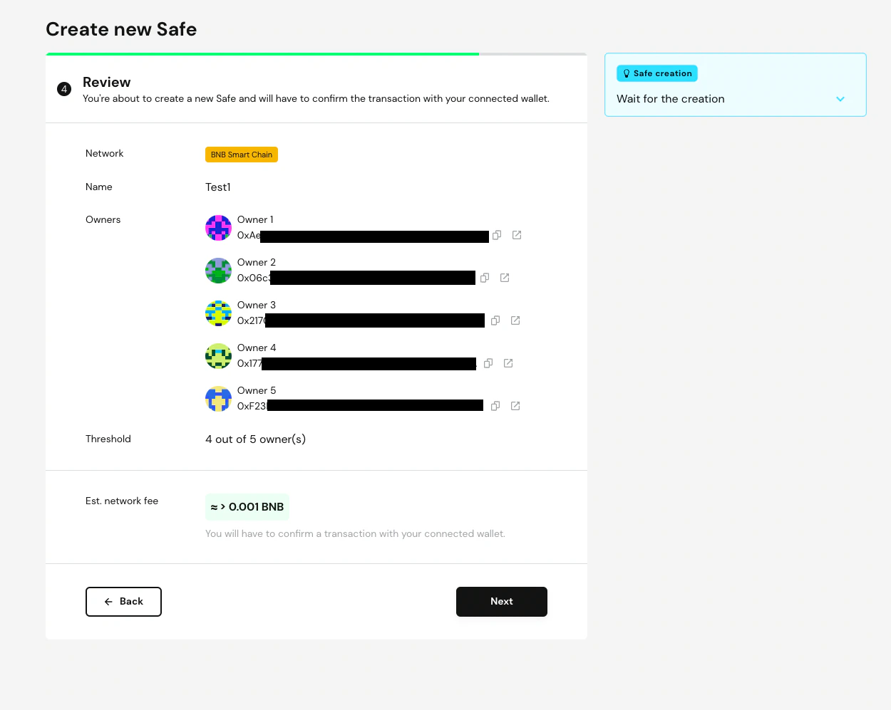 Smart wallet wallets Setup