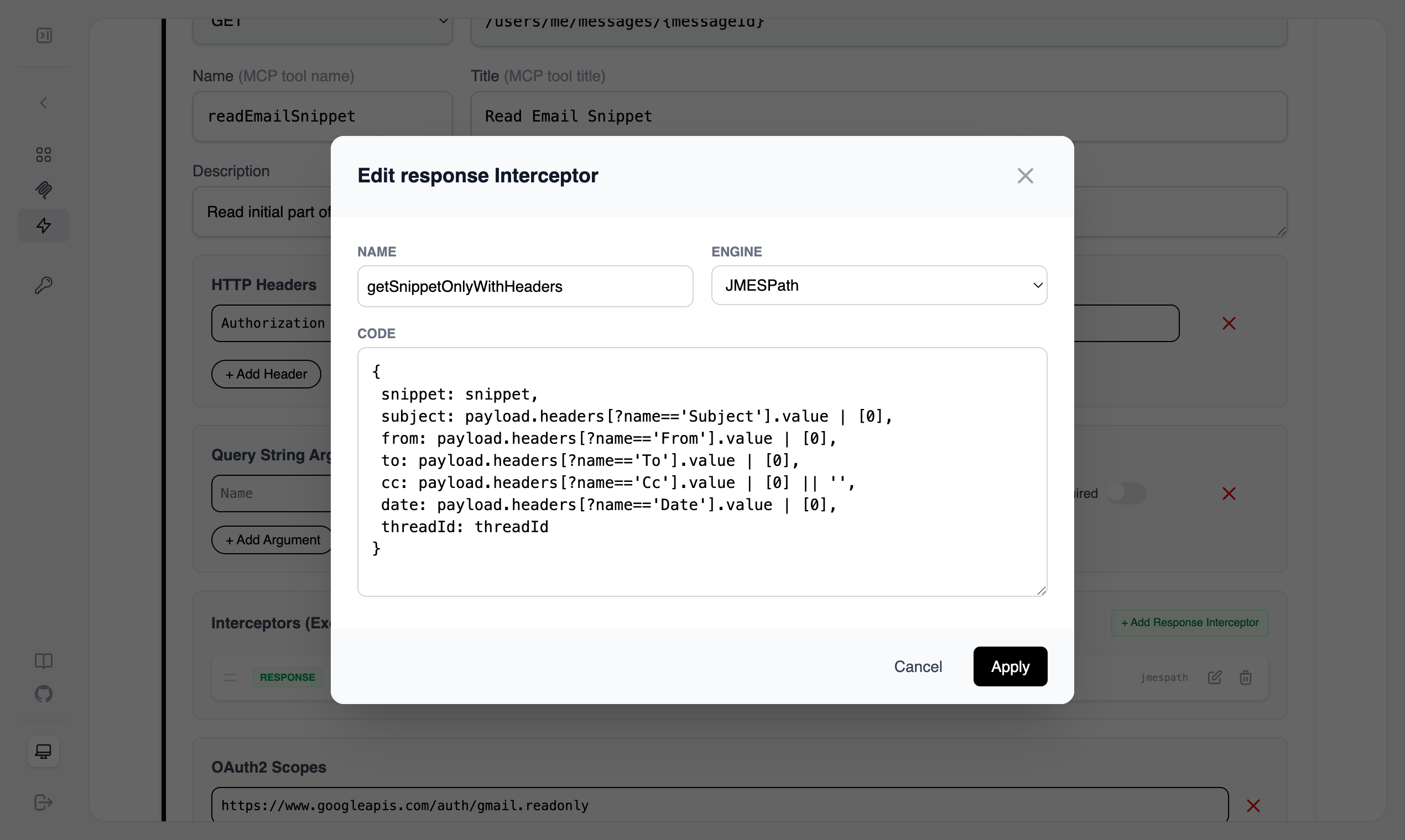 Add Response Interceptor