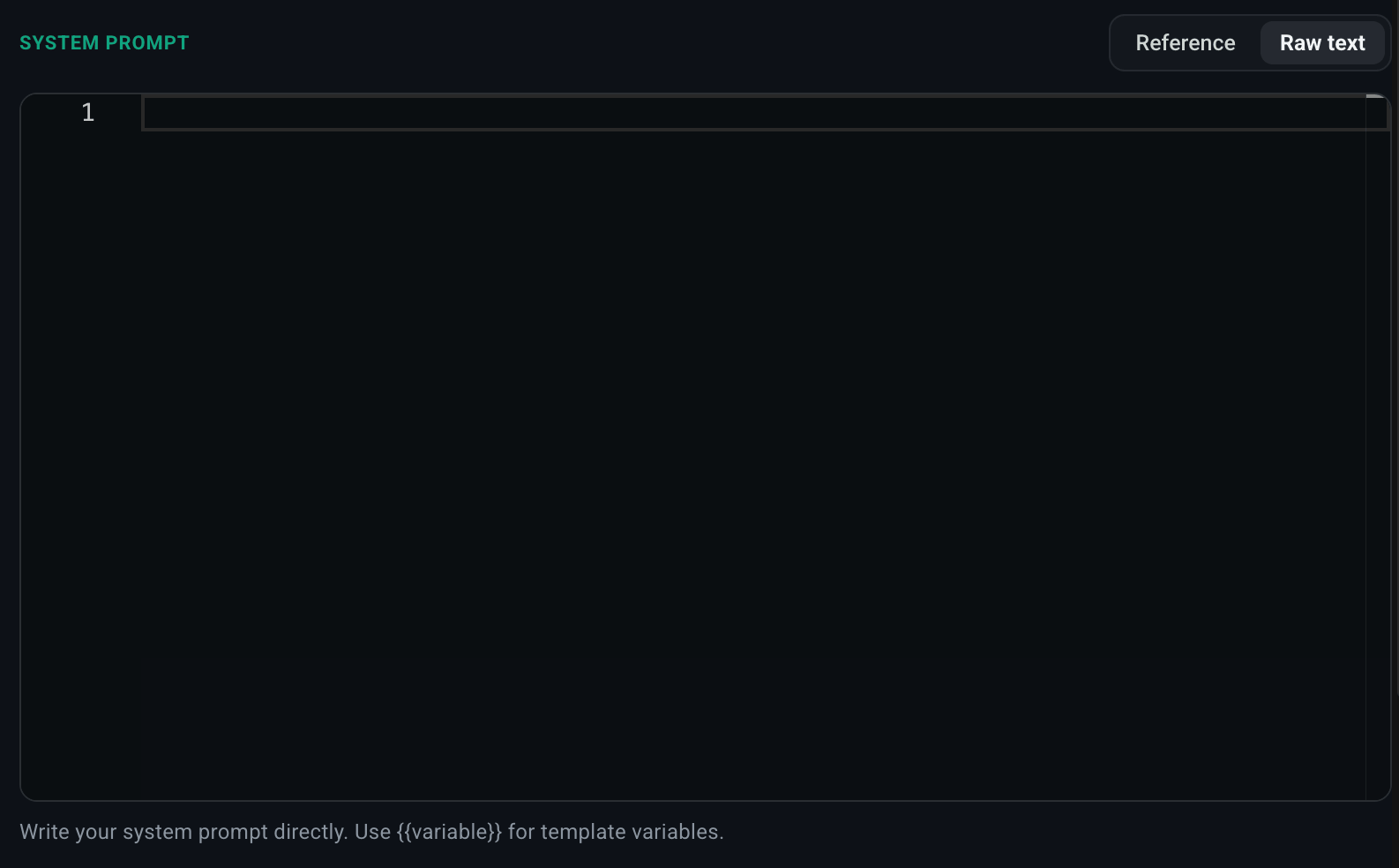 System Prompt Raw Text