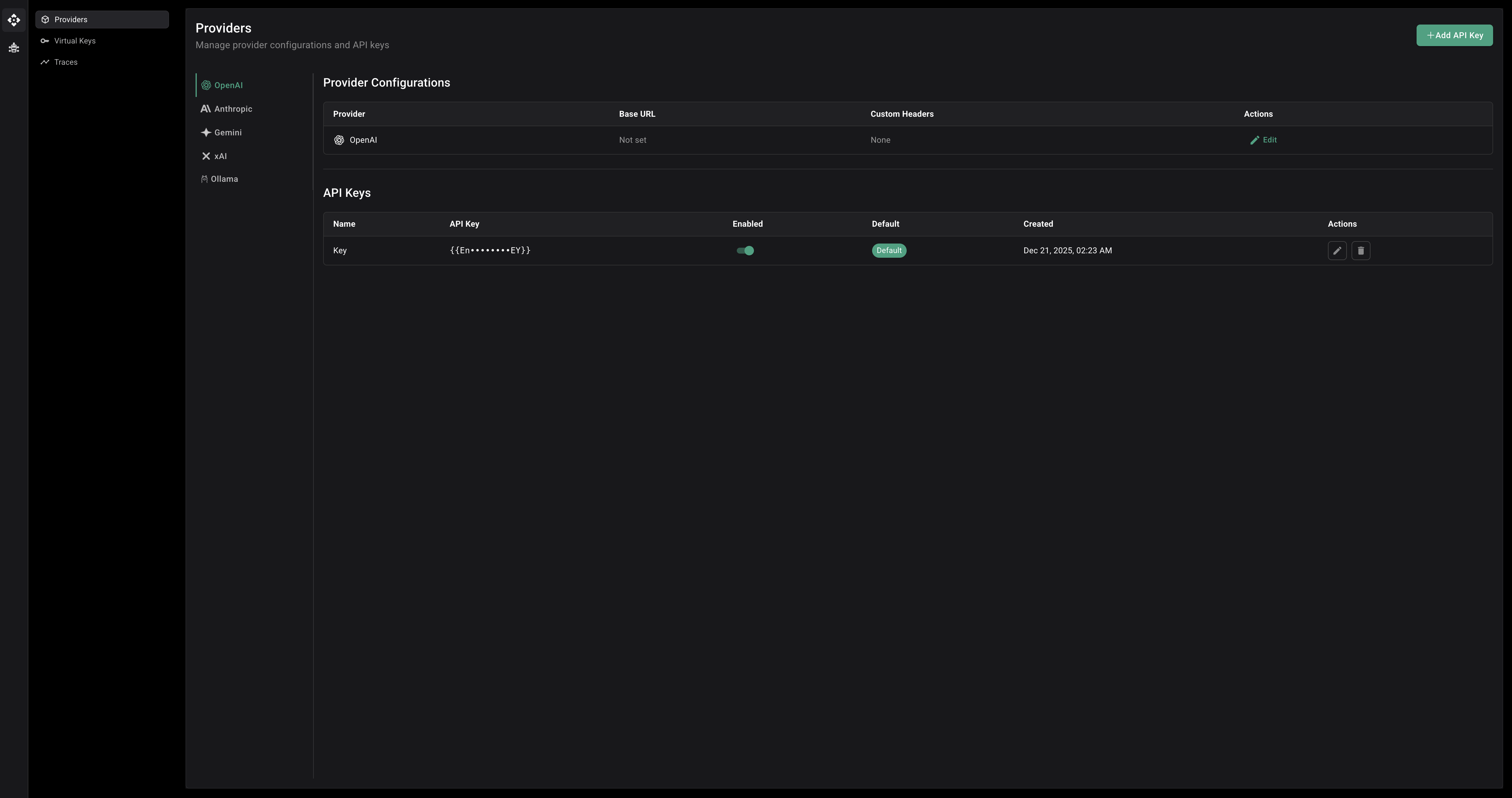 Uno Gateway Dashboard