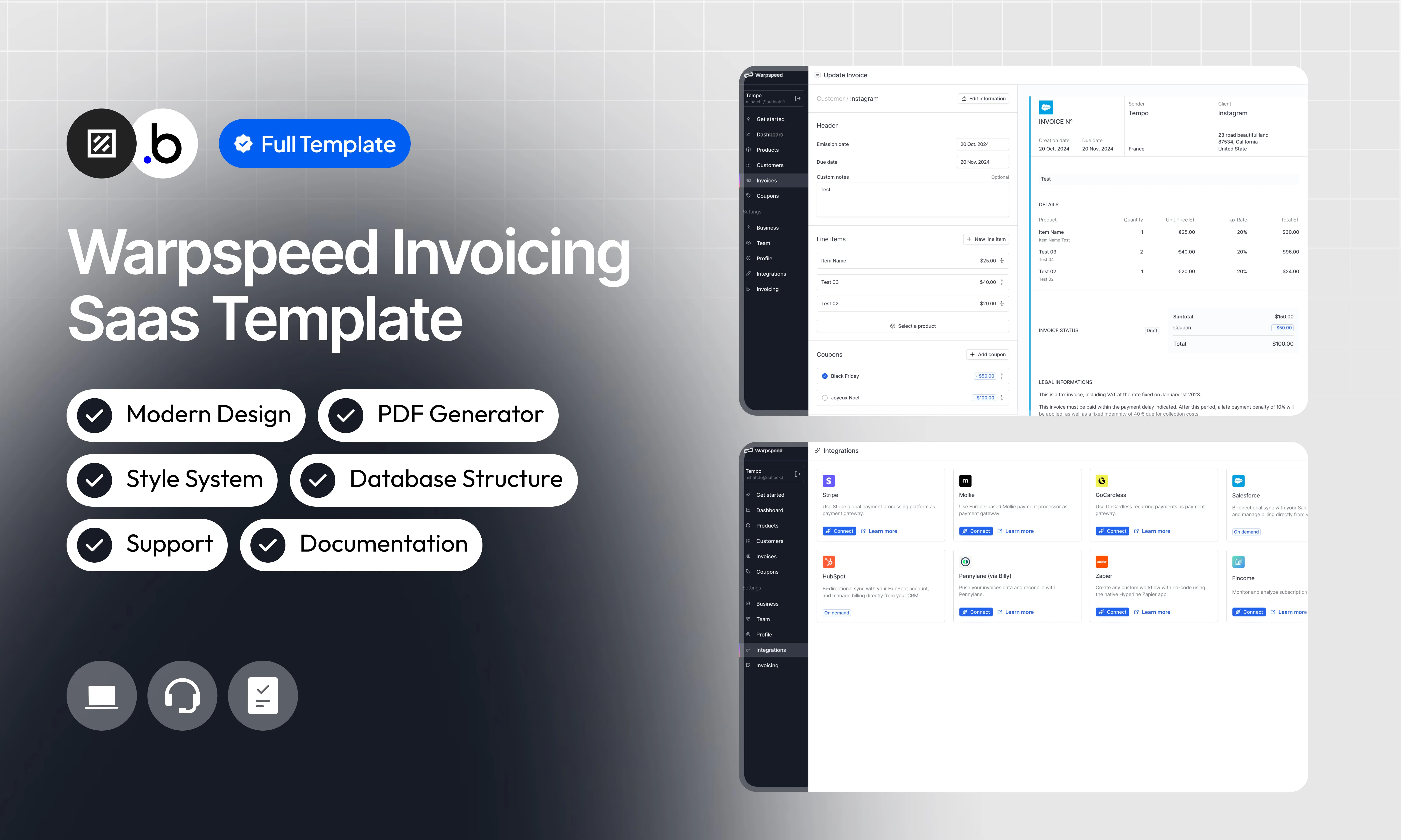 Mockup Warpspeed