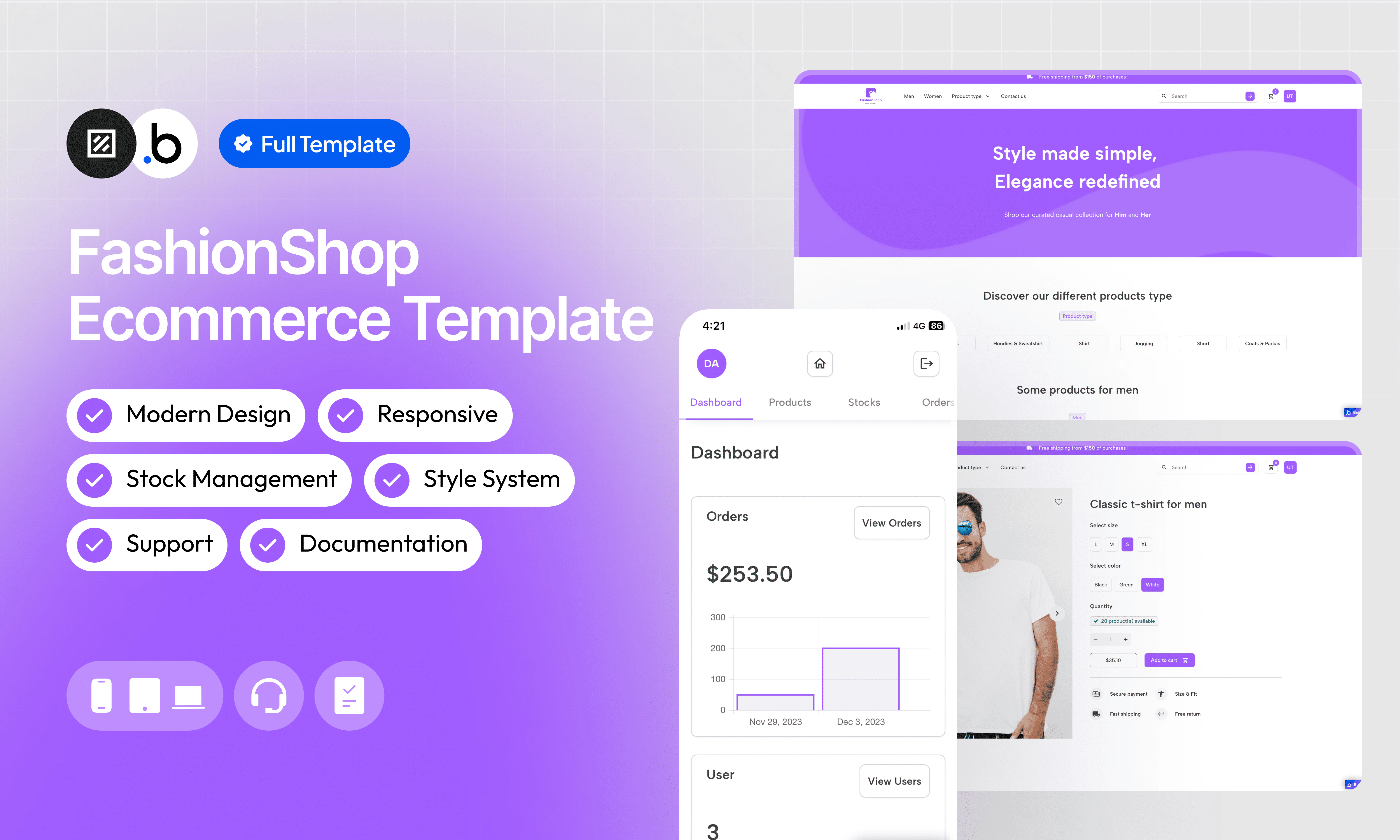 Mockup Fashion Shop