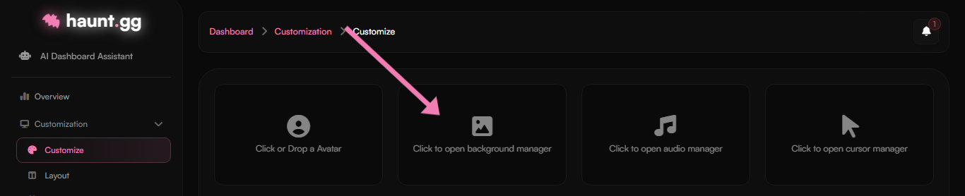 Access Background Manager