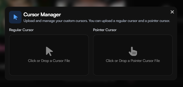 Cursor Manager Interface