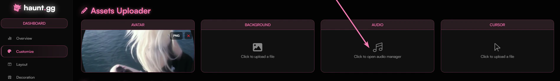 Audio Upload Interface