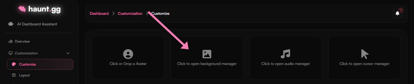 Access Background Manager