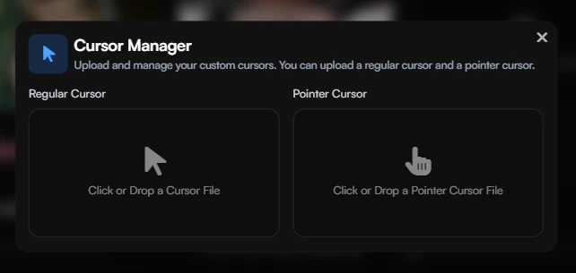 Cursor Manager Interface