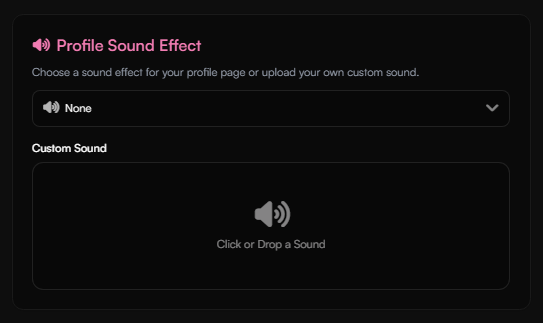 Profile Sound Effect
