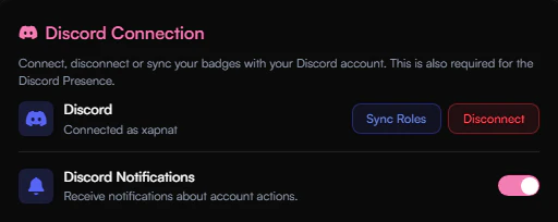 Discord Notification Settings