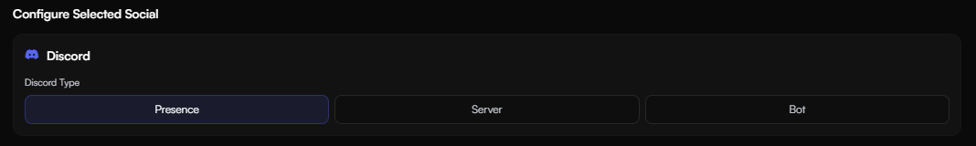 Discord Presence Settings