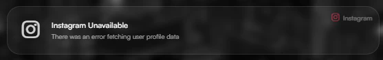 Instagram Unavailable