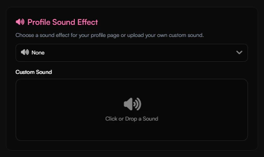 Profile Sound Effect