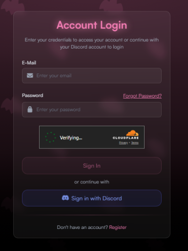 Login Page