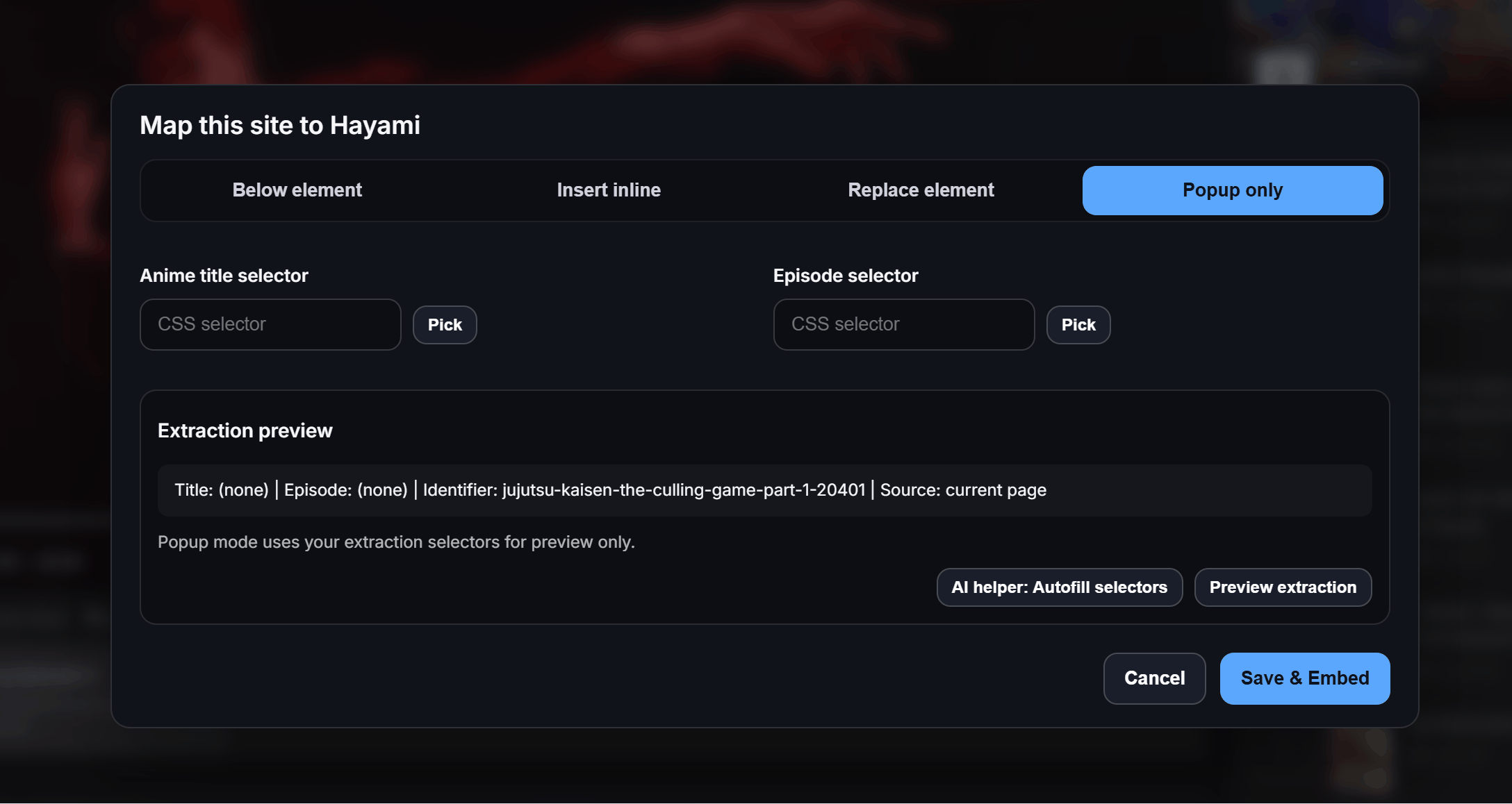 Aihelper Autofillmapping