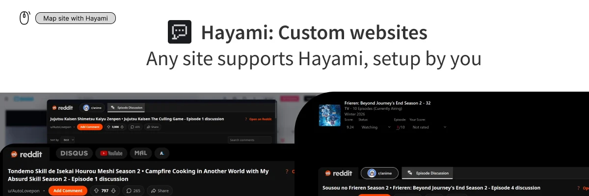 Custom Website Page Welcomer