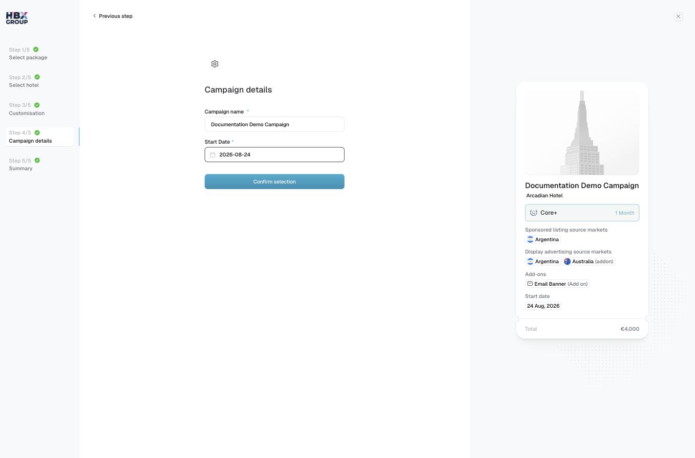 Create Campaign Wizard