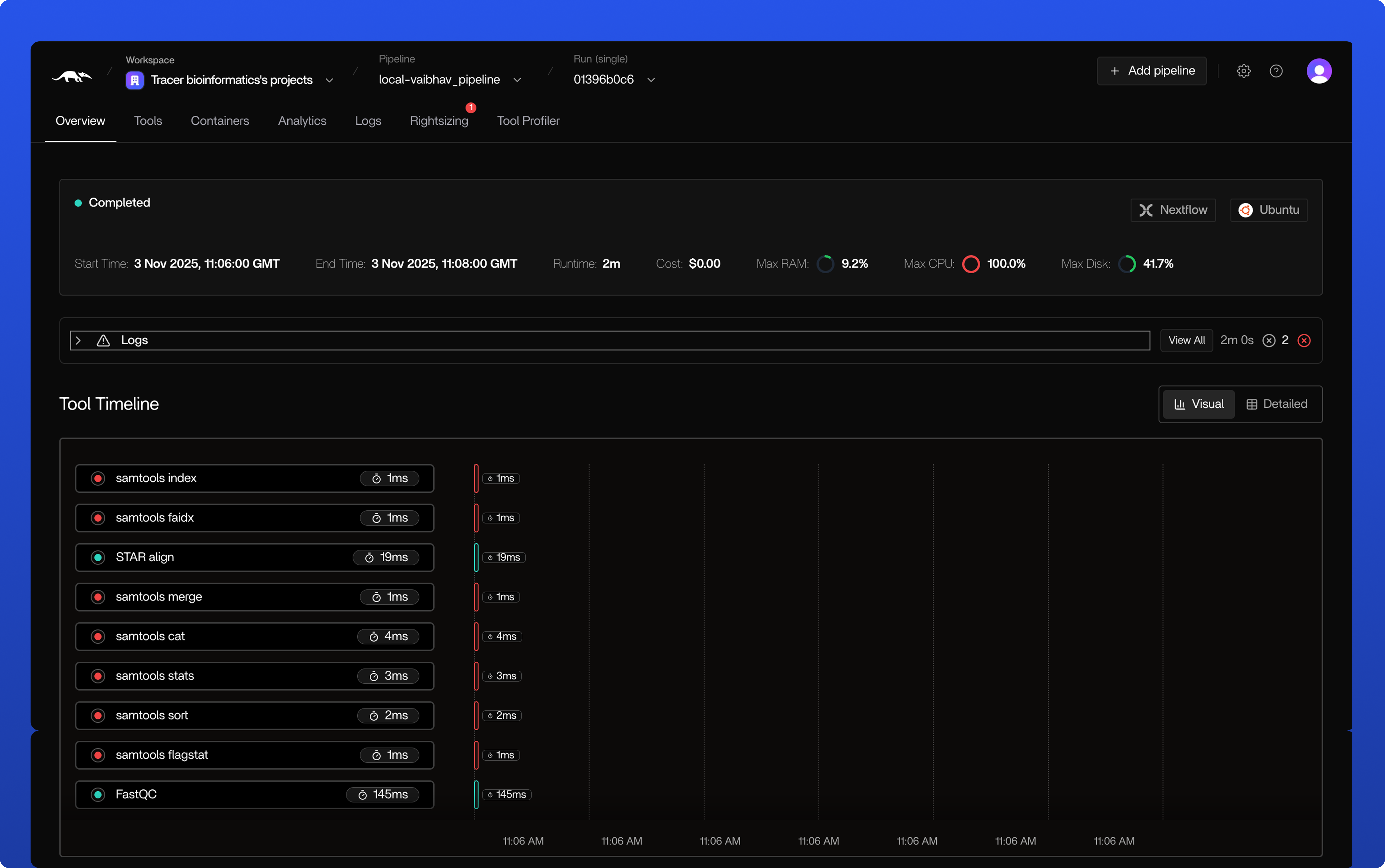 Run Overview