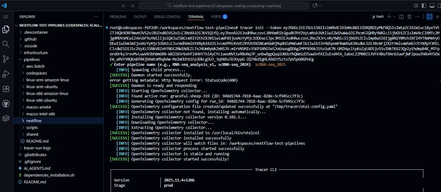 Successful connection snapshot 1