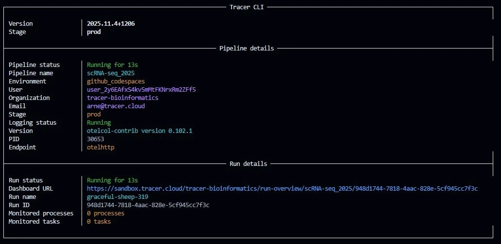Successful connection snapshot 2