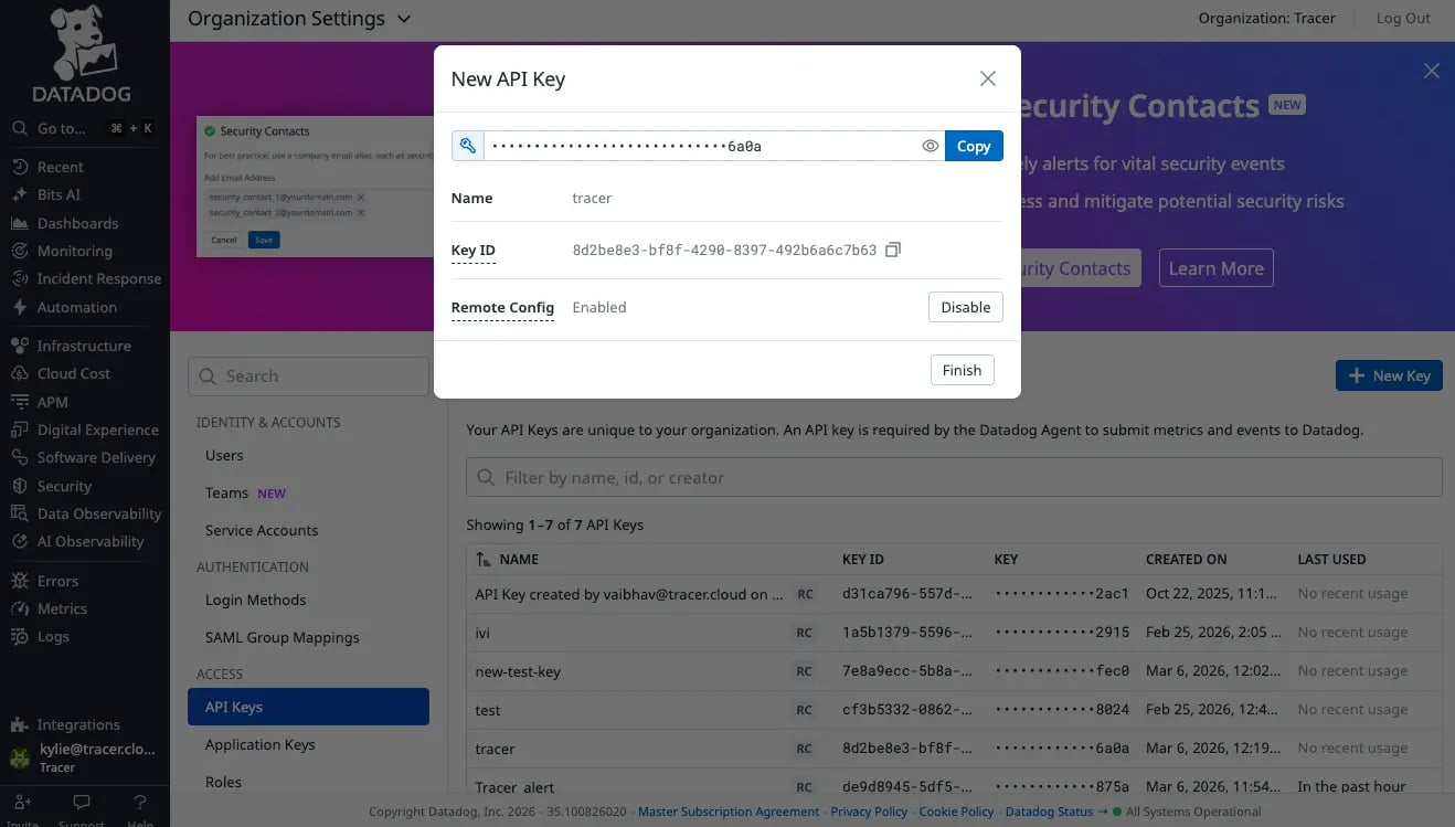 Datadog API Key