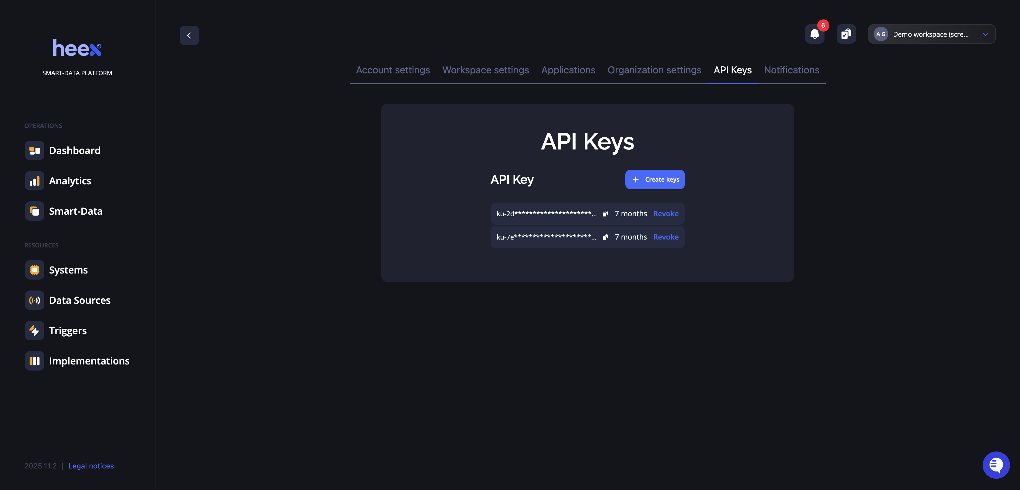 API Keys