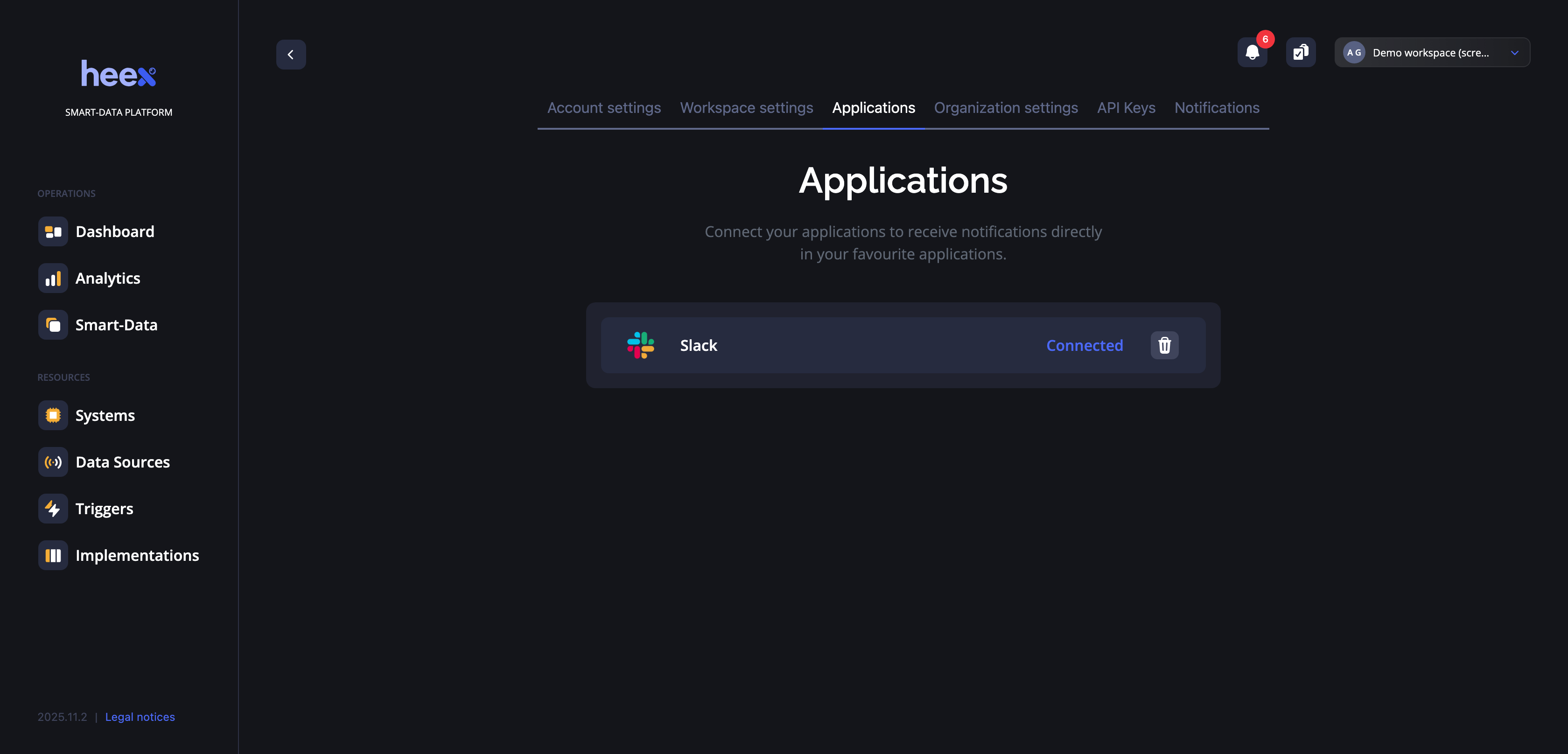 Connected Applications
