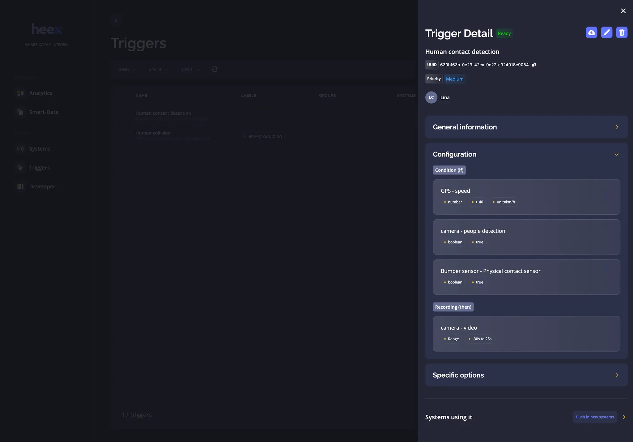 Trigger Details