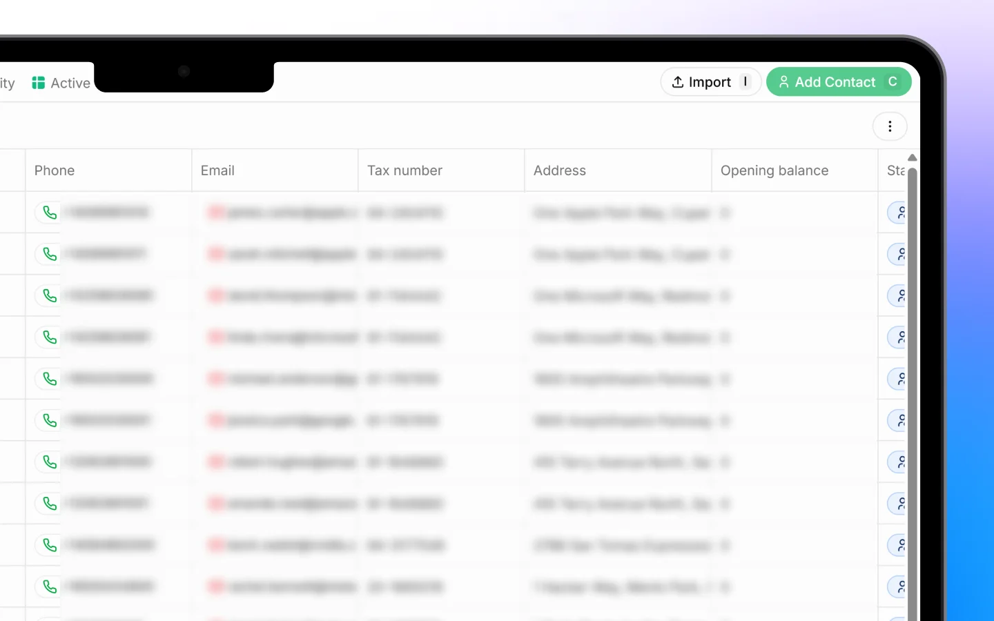Adding Contacts 1