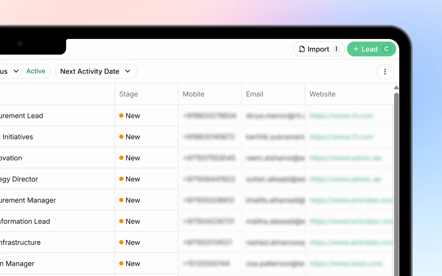 Adding Leads 1
