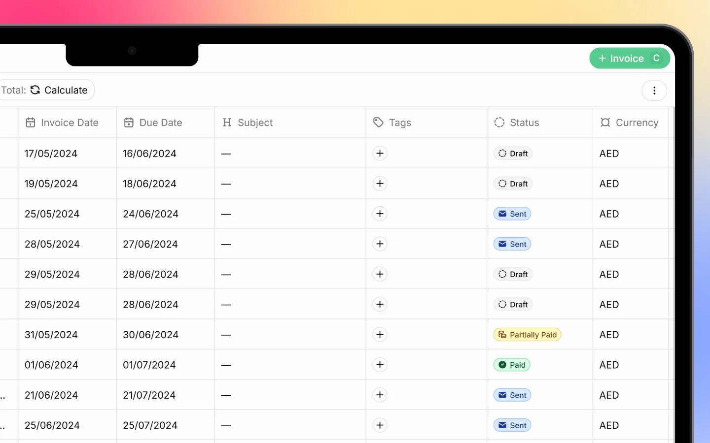 Invoice 1