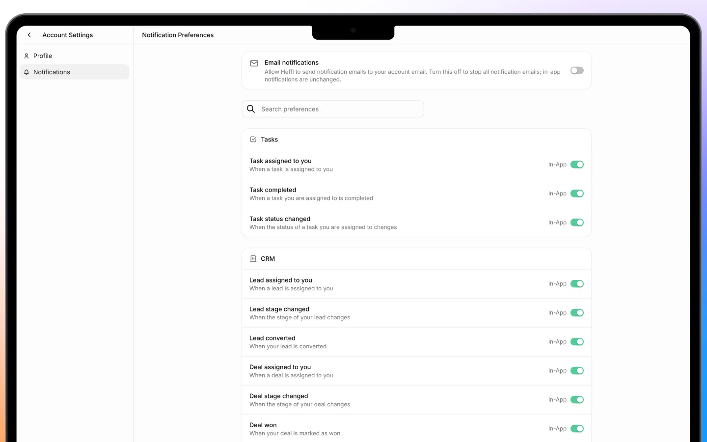 Notification 1