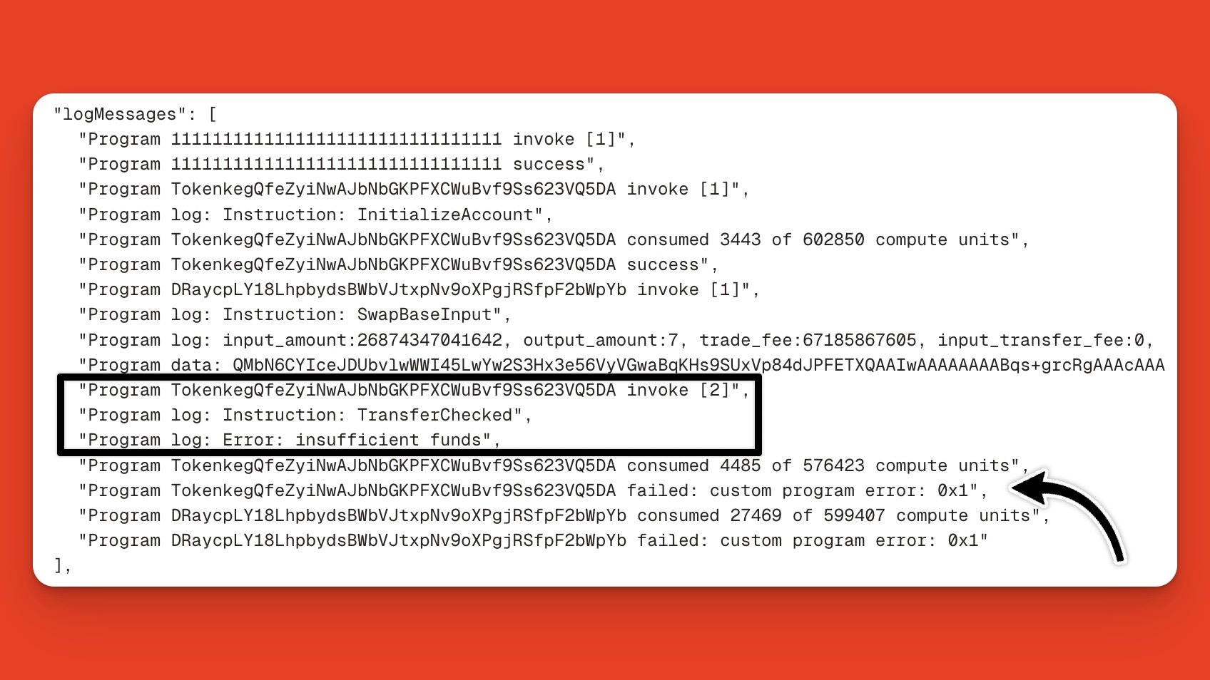 Raw Json Parsed Instruction Logs On The Orb Solana Devnet Explorer Jp