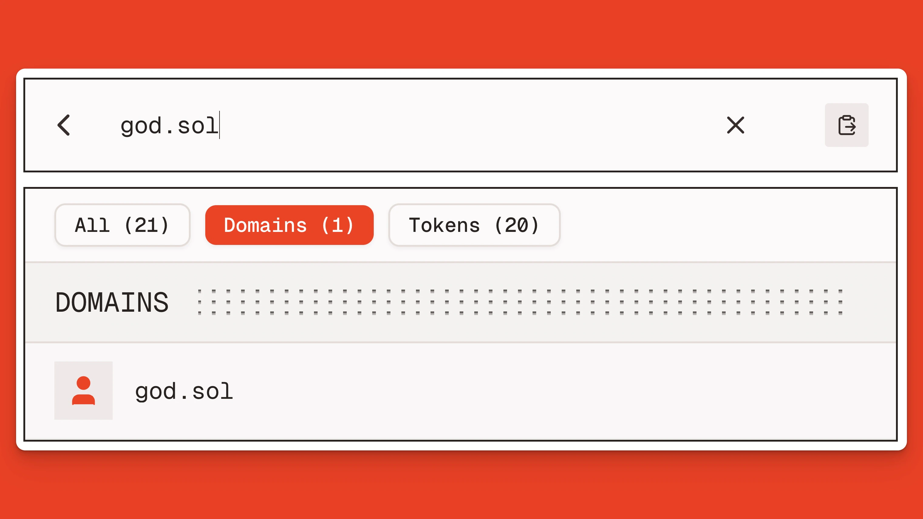Look Up A Solana Name Service Domain On The Orb Block Explorer Jp