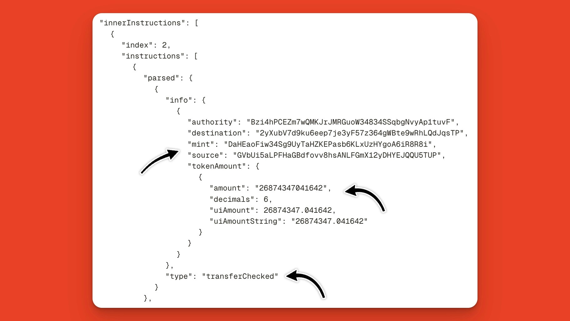 Solana Devnet Token Transfer Raw Instruction Logs On The Orb Explorer Jp
