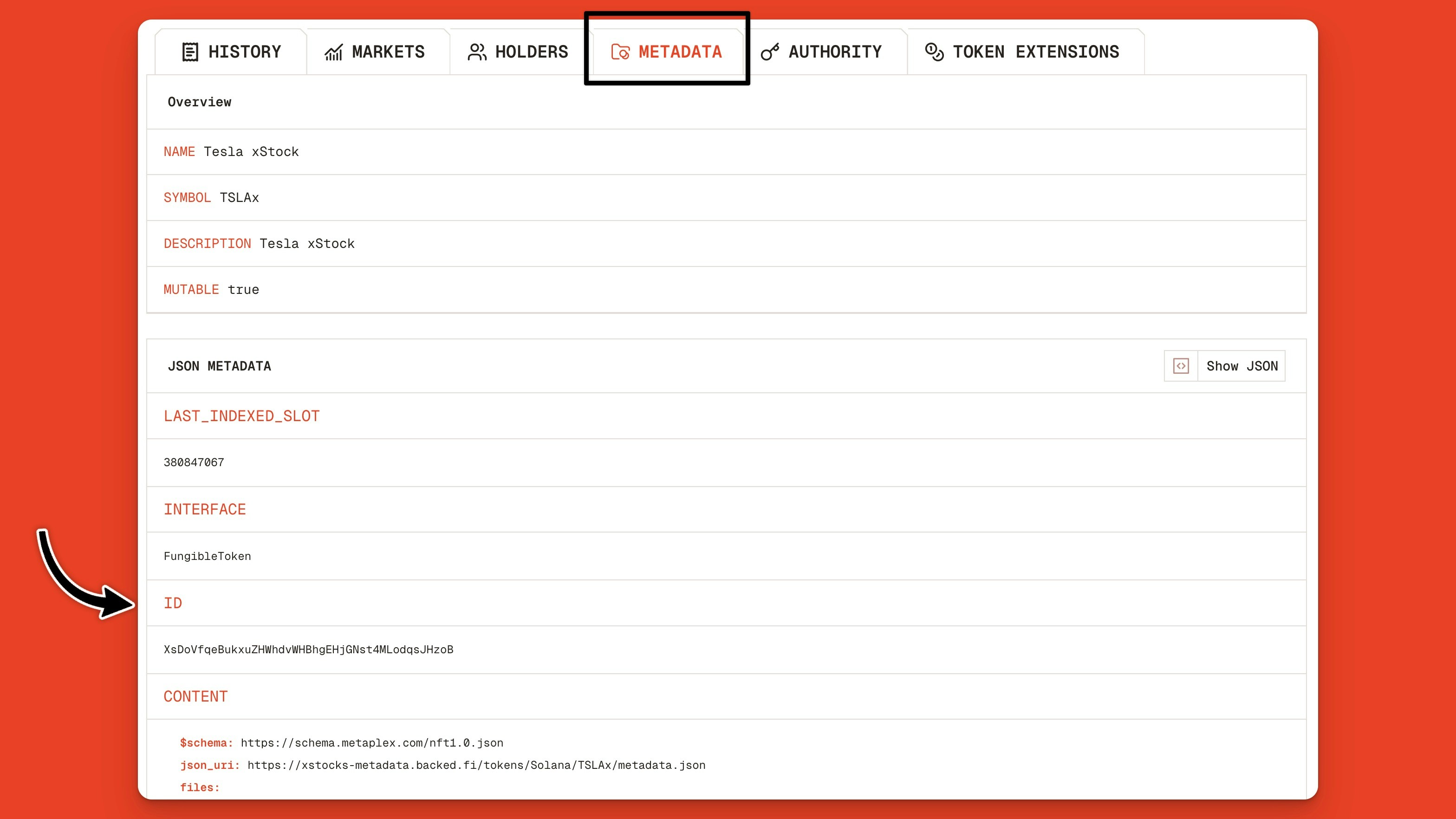 How To Find The Solana Token Mint Address From The Token Metadata Section On A Block Explorer Jp
