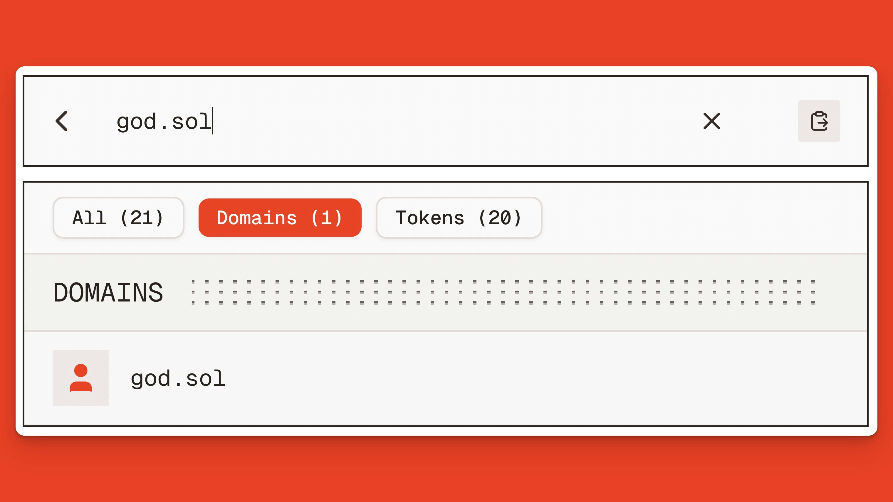 Look Up A Solana Name Service Domain On The Orb Block Explorer Jp