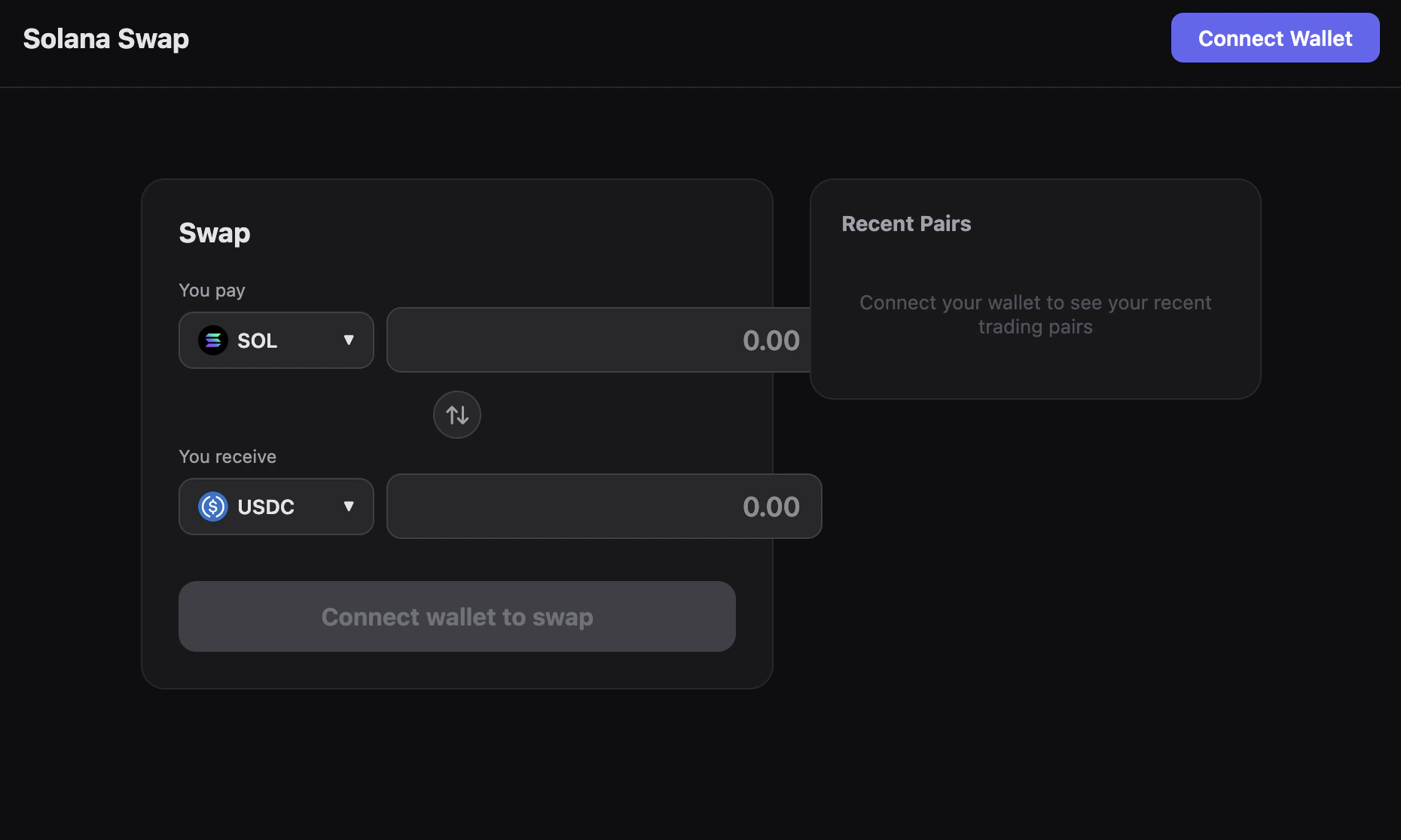 Initial version of the app