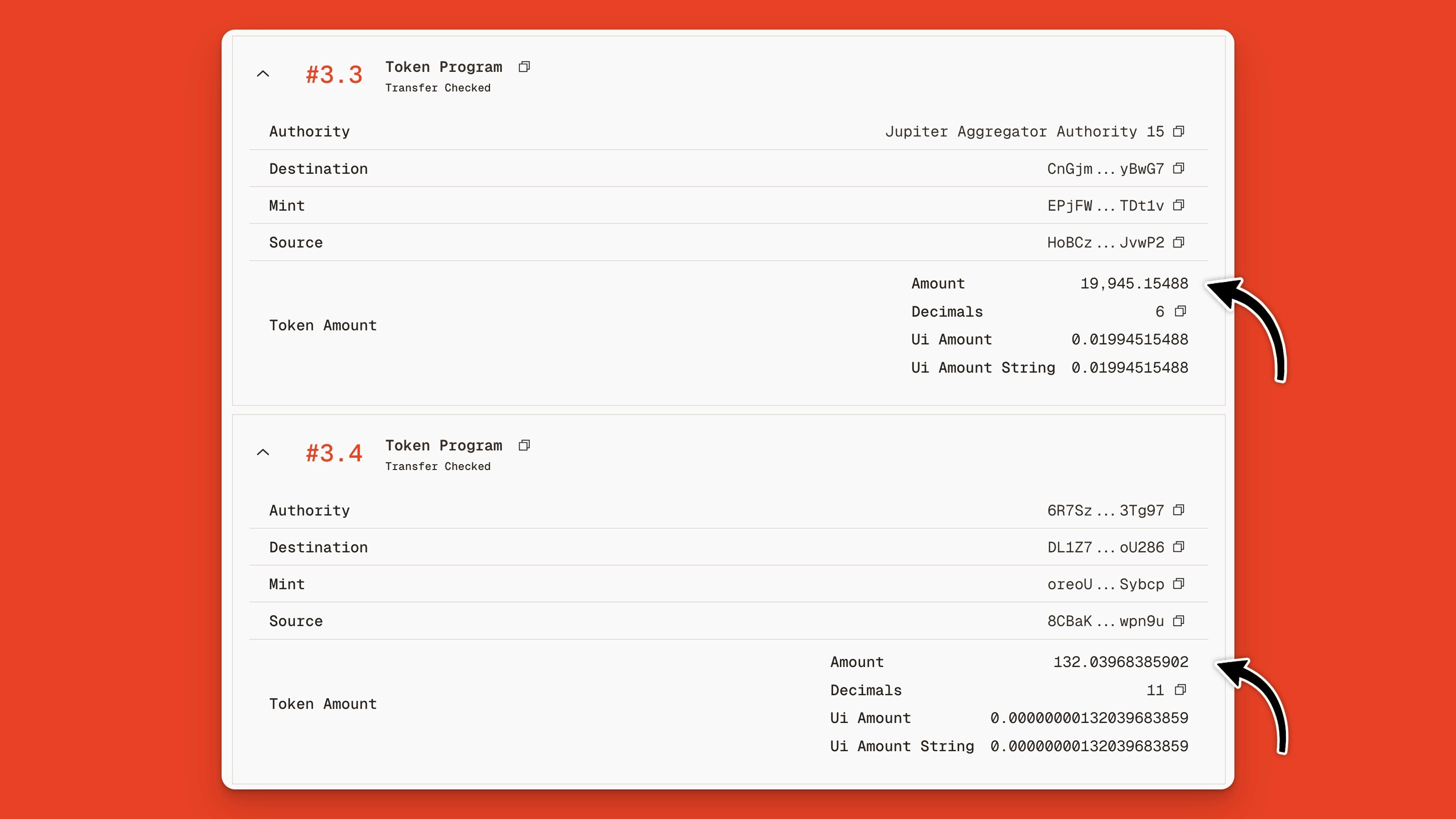 Solana Transaction Inner Instruction On The Orb Explorer Jp