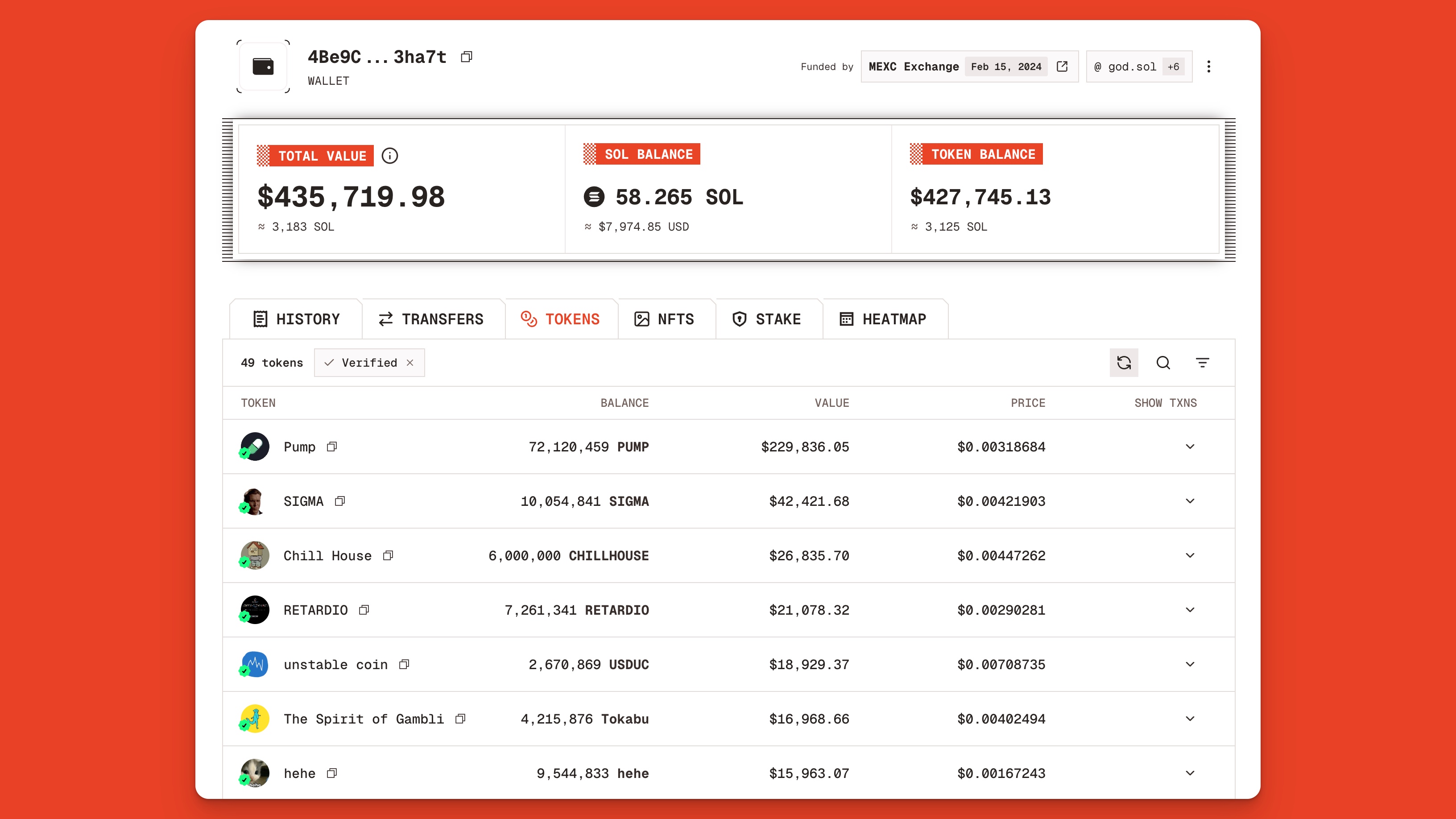 Using the Orb Block Explorer as a Solana Wallet Tracker - Helius Docs